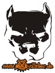 Car-Sticker Pit Bull Motiv 15
