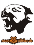 Car-Sticker Pit Bull Motiv 16
