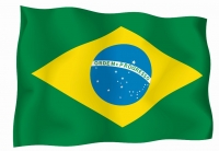 Brasilien Flagge Aufkleber