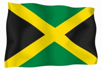 Jamaika Flagge Aufkleber